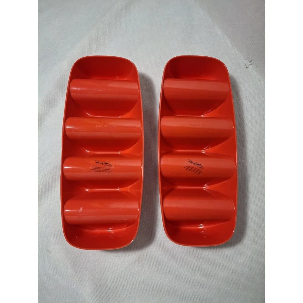 Panama Jack Home Melamine Taco Holders Red Floral Boho Chic